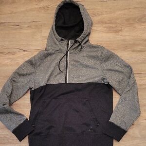 Reebok Two-Tone Gray and Black Hoodie